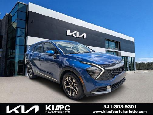 Sapphire Blue 2024 Kia Sportage EX