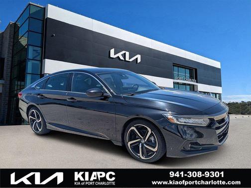 Crystal Black Pearl 2022 Honda Accord Sport 1.5T