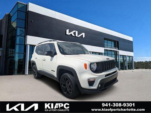 Alpine White Clearcoat 2023 Jeep Renegade Altitude