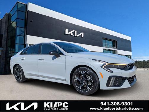 Wolf Gray 2025 Kia K5 GT-Line