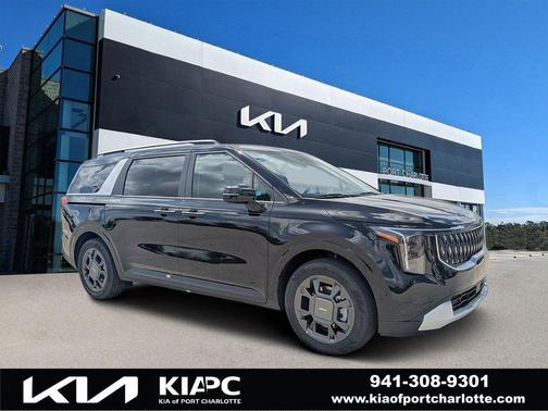 Aurora Black Pearl 2026 Kia Carnival Hybrid EX