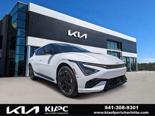Glacier White Pearl 2025 Kia EV6 GT-Line RWD