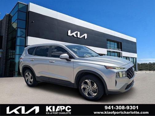 Shimmering Silver 2021 Hyundai SANTA FE SE