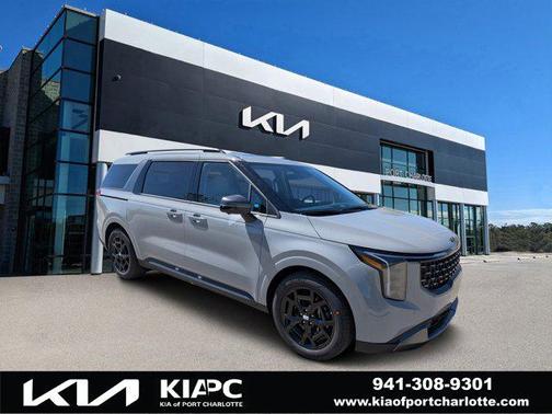 Ceramic Silver 2026 Kia Carnival SX