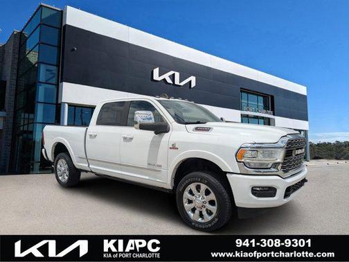Bright White Clearcoat 2024 RAM 3500 Limited Crew Cab 4x4 6'4' Box
