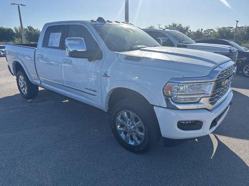 Bright White Clearcoat 2024 RAM 3500 Limited Crew Cab 4x4 6'4' Box