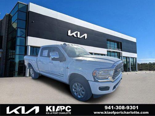 Bright White Clearcoat 2024 RAM 3500 Limited Crew Cab 4x4 6'4' Box