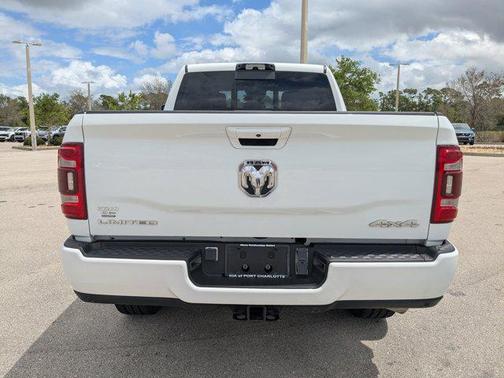 Bright White Clearcoat 2024 RAM 3500 Limited Crew Cab 4x4 6'4' Box