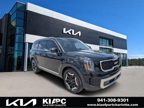 Ebony Black 2024 Kia Telluride EX