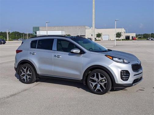 Sparkling Silver 2019 Kia Sportage SX Turbo
