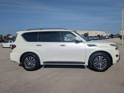 Aspen White Tricoat 2023 Nissan Armada SL 2WD