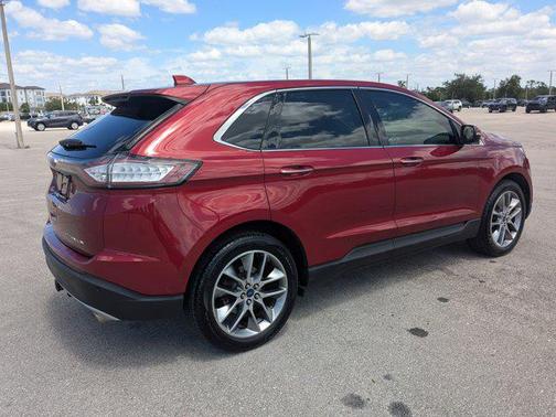 Ruby Red Metallic Tinted Clearcoat 2015 Ford Edge Titanium