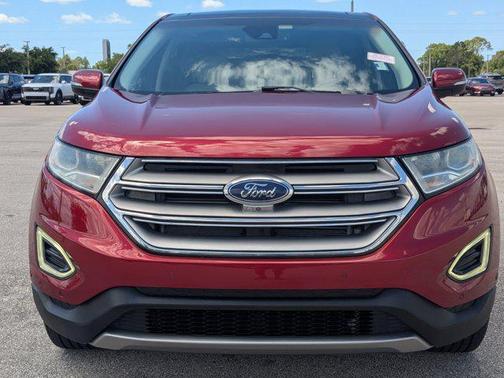 Ruby Red Metallic Tinted Clearcoat 2015 Ford Edge Titanium