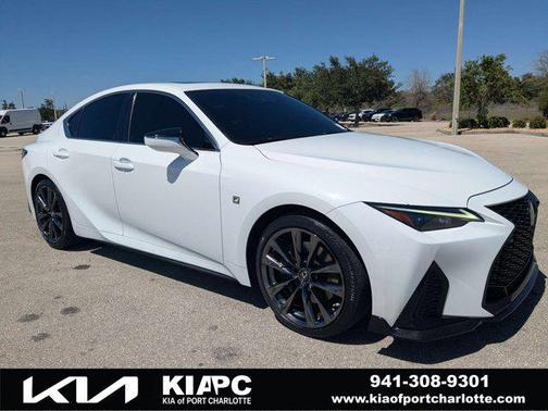 Ultra White 2021 Lexus IS 350 Base