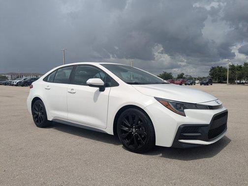 Super White 2021 Toyota Corolla XSE