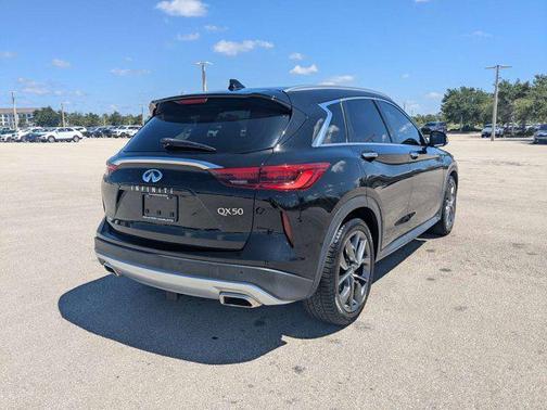 Mineral Black 2021 INFINITI QX50 AUTOGRAPH AWD
