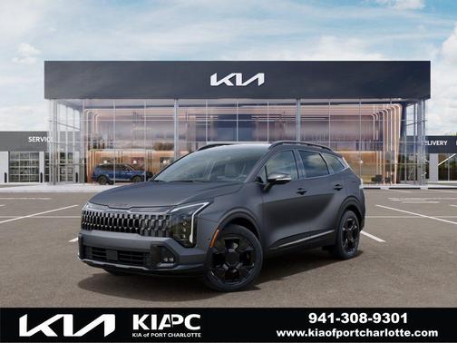 Shadow Matte Gray 2026 Kia Sportage Plug-In Hybrid X-Line Prestige
