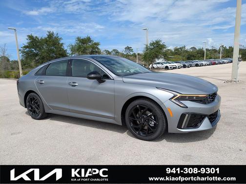 Steel Matte Gray 2026 Kia K5 GT-Line FWD