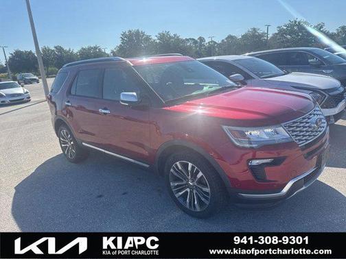 Ruby Red Metallic 2018 Ford Explorer Platinum