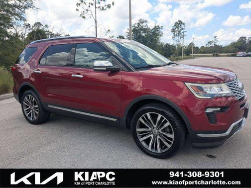Ruby Red Metallic 2018 Ford Explorer Platinum