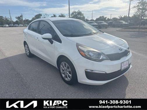 Clear White 2016 Kia Rio LX