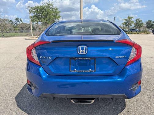 Aegean Blue Metallic 2020 Honda Civic Sport