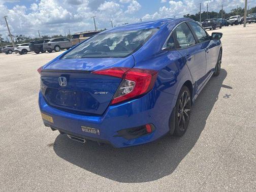 Aegean Blue Metallic 2020 Honda Civic Sport