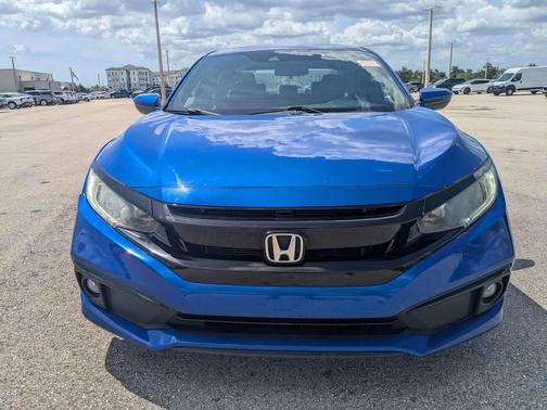 Aegean Blue Metallic 2020 Honda Civic Sport
