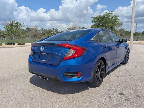 Aegean Blue Metallic 2020 Honda Civic Sport