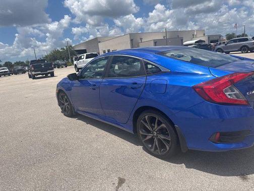 Aegean Blue Metallic 2020 Honda Civic Sport