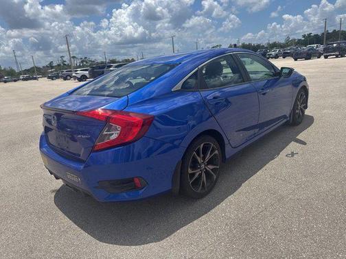 Aegean Blue Metallic 2020 Honda Civic Sport