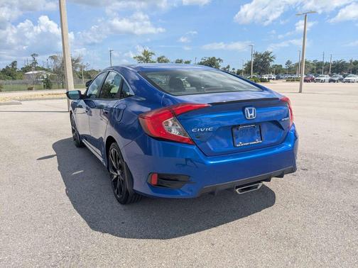 Aegean Blue Metallic 2020 Honda Civic Sport