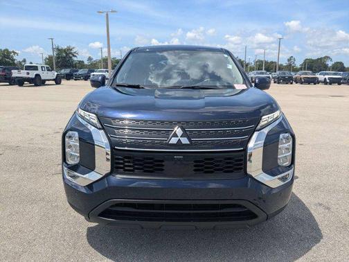 Cosmic Blue Metallic 2024 Mitsubishi Outlander SE Black Edition S-AWC