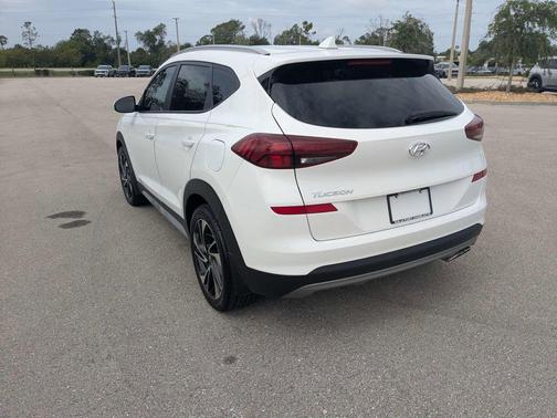 Dazzling White 2019 Hyundai TUCSON Sport