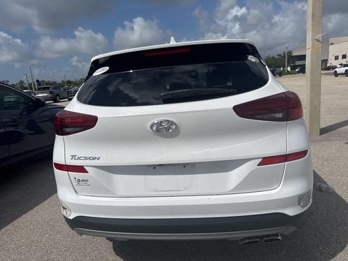 Dazzling White 2019 Hyundai TUCSON Sport