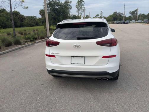 Dazzling White 2019 Hyundai TUCSON Sport