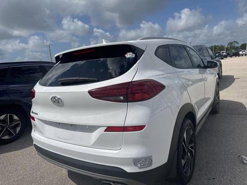 Dazzling White 2019 Hyundai TUCSON Sport