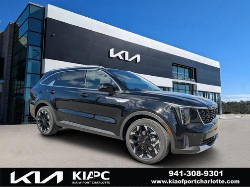 Ebony Black 2026 Kia Sorento EX