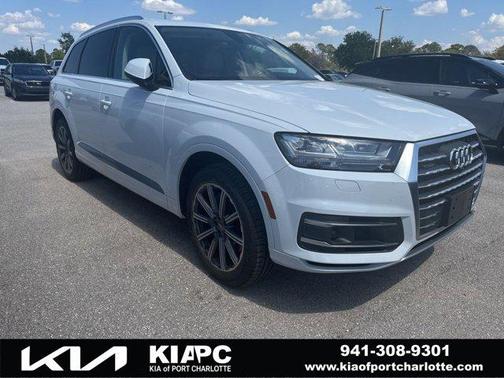Glacier White 2018 Audi Q7 3.0T Prestige