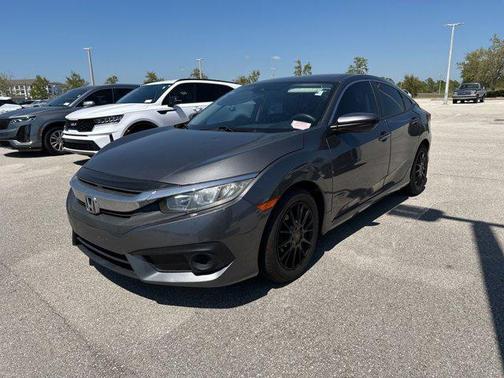 Modern Steel Metallic 2016 Honda Civic LX