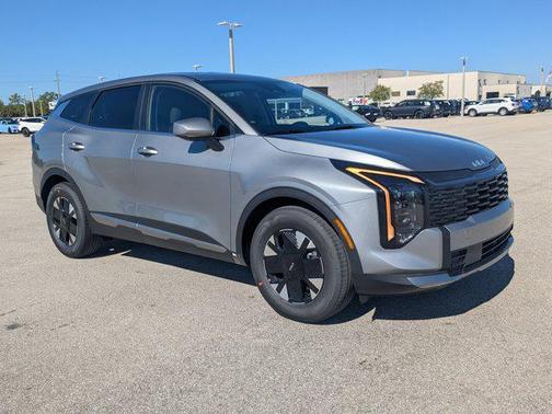 Steel Gray 2026 Kia Sportage Hybrid LX