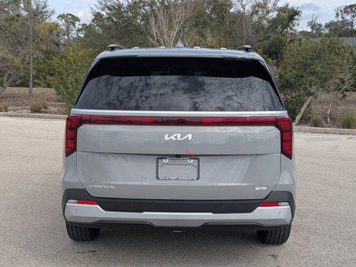 Ceramic Silver 2026 Kia Carnival Hybrid EX