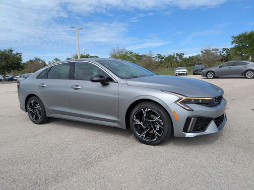 Steel Matte Gray 2026 Kia K5 GT-Line FWD