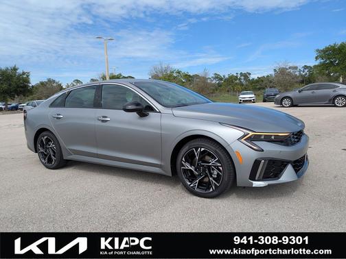 Steel Matte Gray 2026 Kia K5 GT-Line FWD