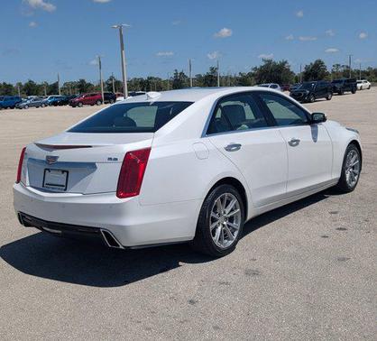Crystal White Tricoat 2019 Cadillac CTS 3.6L Luxury