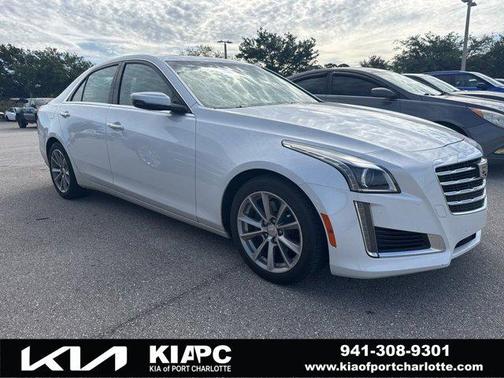 Crystal White Tricoat 2019 Cadillac CTS 3.6L Luxury