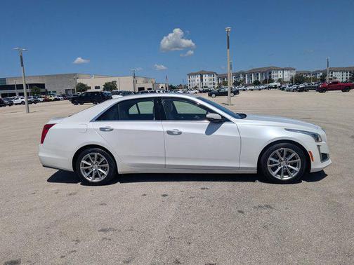 Crystal White Tricoat 2019 Cadillac CTS 3.6L Luxury