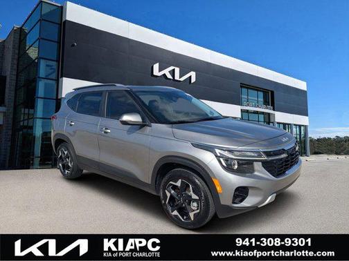 Steel Gray 2024 Kia Seltos EX