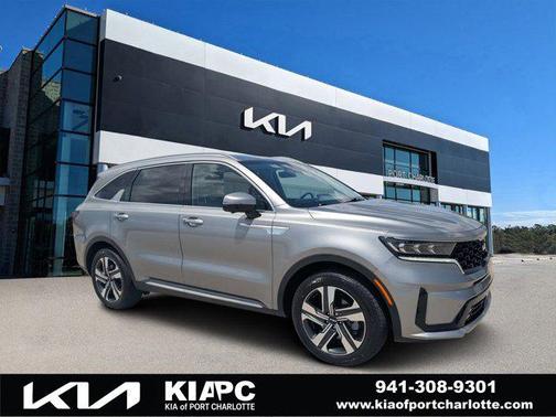Steel Gray 2023 Kia Sorento Hybrid SX Prestige