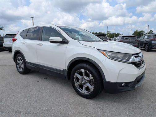 White Diamond Pearl 2018 Honda CR-V EX
